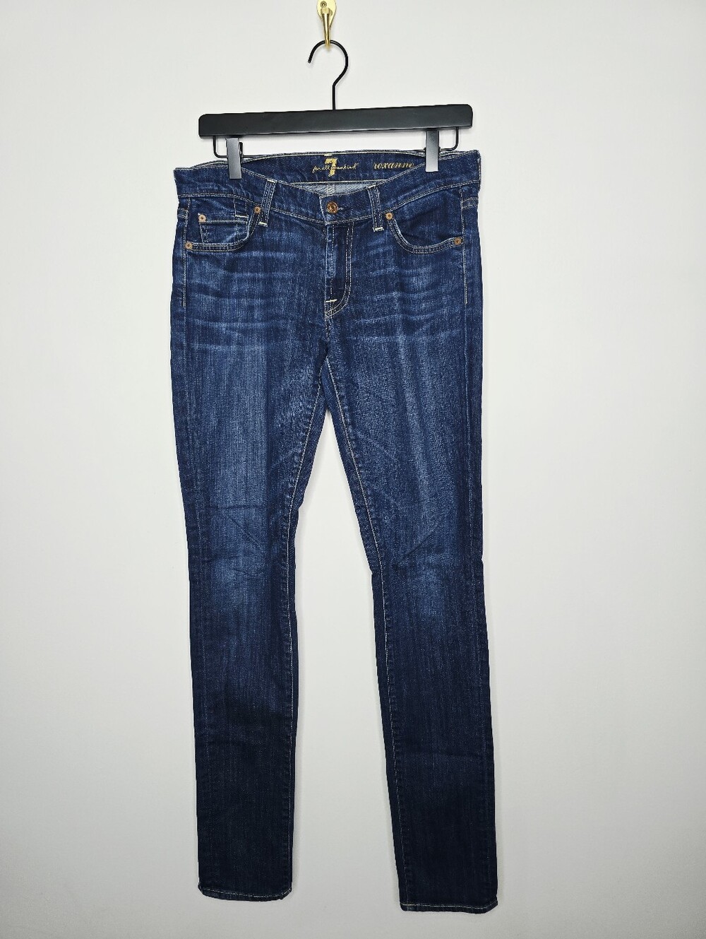 7 for All Mankind Roxanne Skinny Jeans Size 27
